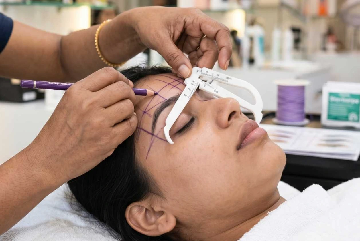Eyebrow mapping